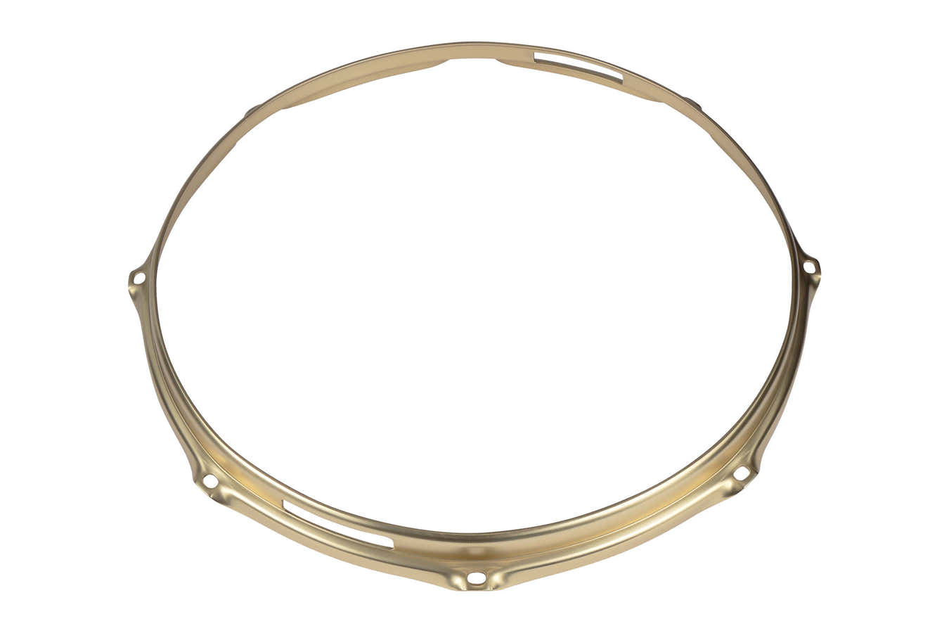 MSB14S8D HOOP TRIPLE FLANGED BRASS MIGHTY HOOP 8 HOLES (SNARE SIDE) 14