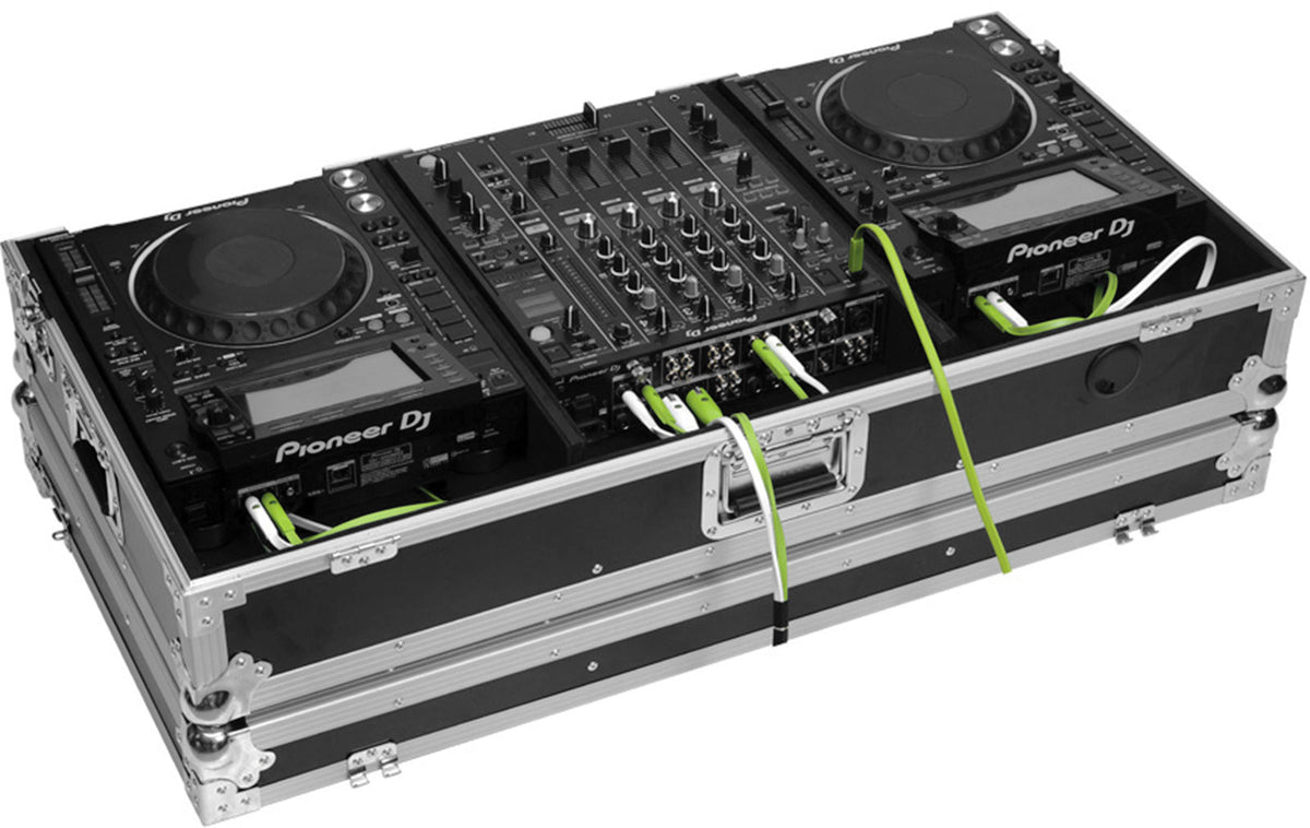 Flight Mesa de DJ CDJ-2000NXS2 / DJM-900 Prateado