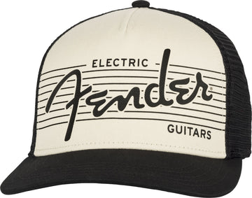 Fender Chapéu elétrico Preto/creme Tamanho único