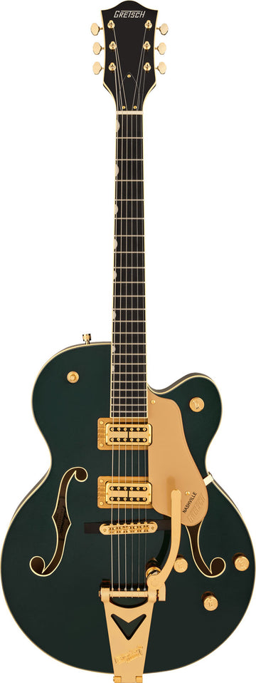 Synchromatic Nashville de corpo oco Single-Cut com Bigsby EBO Verde Cadillac