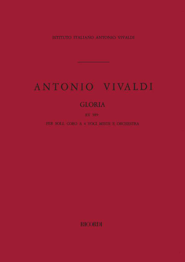 Vivaldi A. - Gloria RV 589 - Conducteur