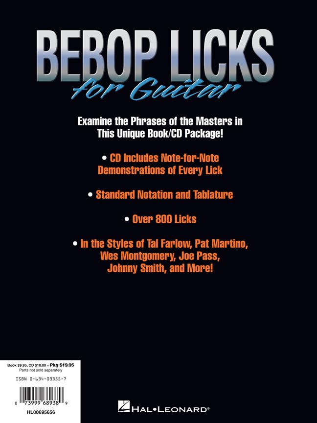 Wise Les - Bebop Licks For Guitar - Guitar Tab