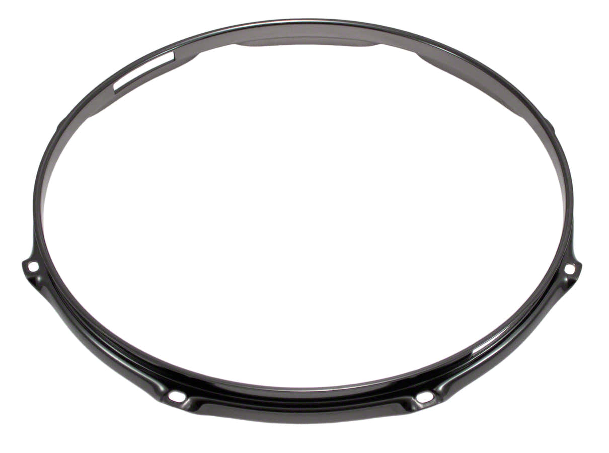 H23-15-8SBK - CERCHIO 15" 8 TIRANTI CORDIERA NERO SUPER TRIPLA FLANGIA 2.3MM