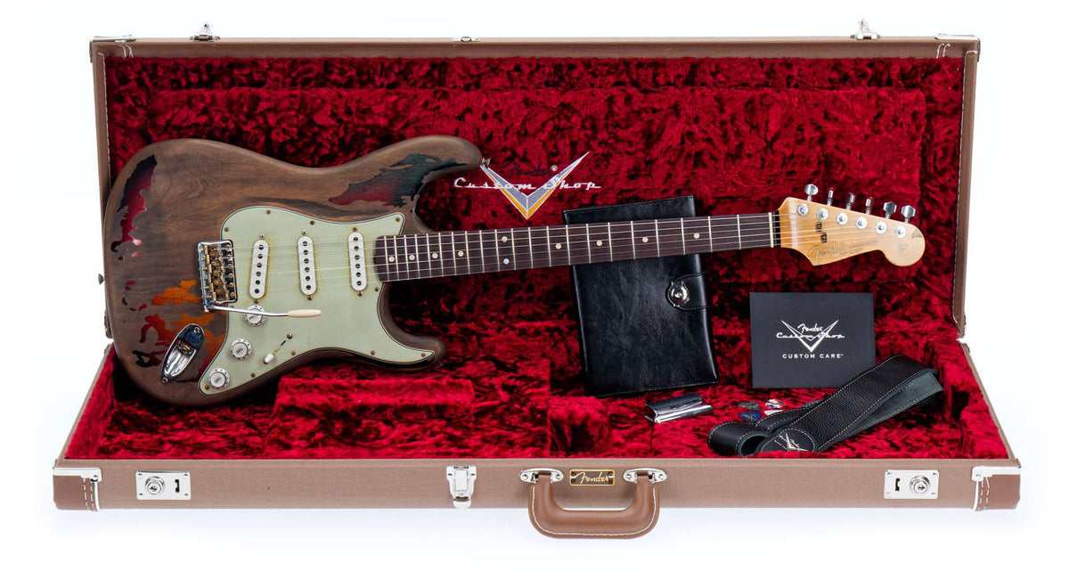 Stratocaster Rory Gallagher Super Heavy Relic 3-Color Sunburst Signature Artist 2025