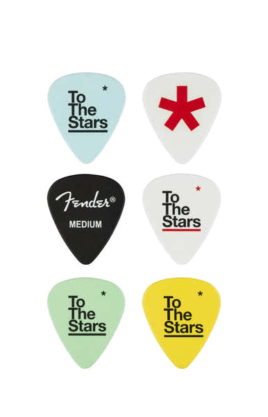 Fender Tom Delonge 351 Palhetas de celuloide (6)