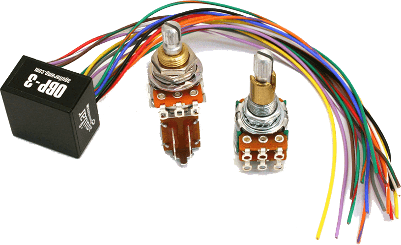 PREAMPLIS BASSES OBP 3 BDES STACK TB-BS POT + MID PUSH PULL