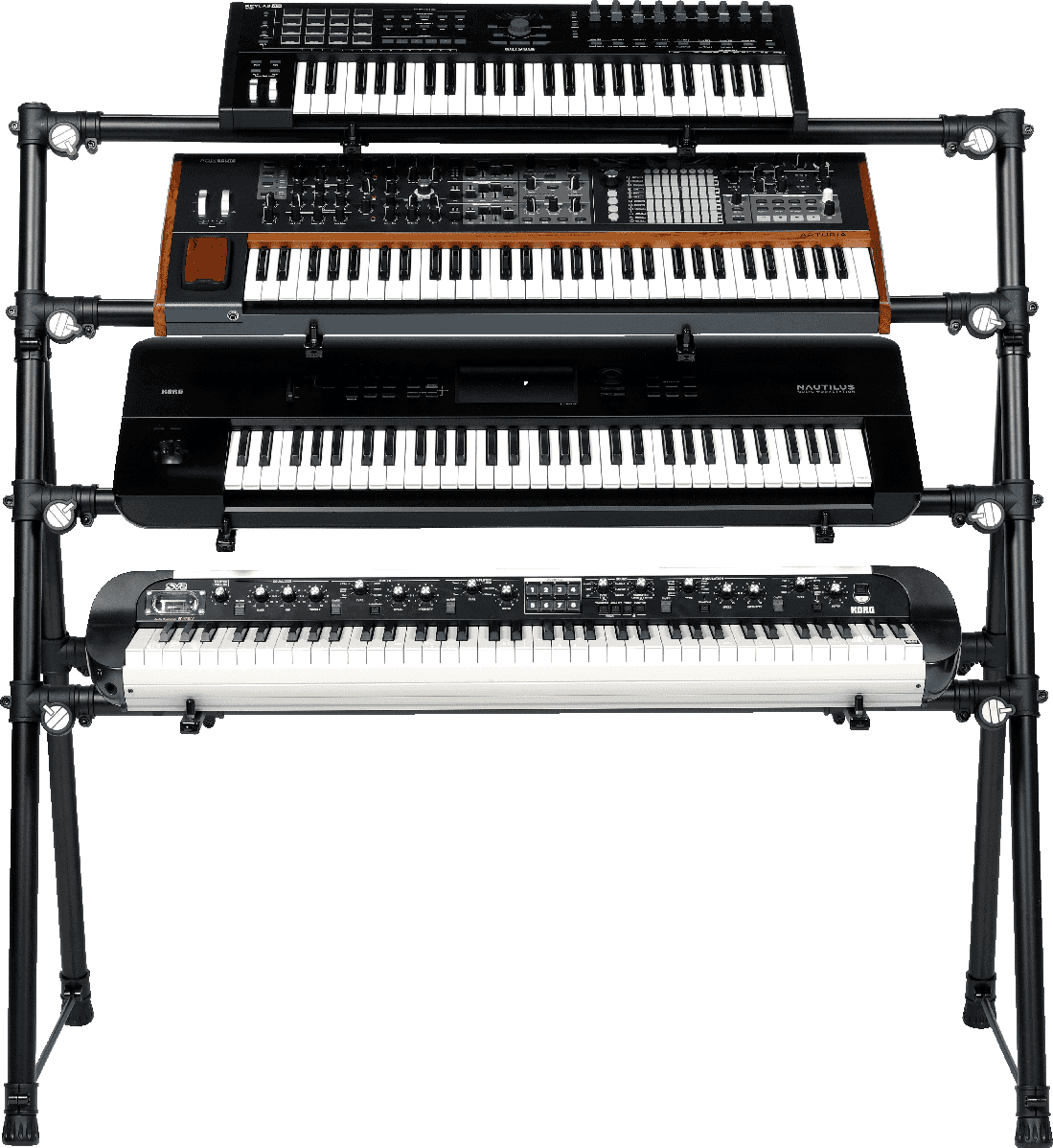 Suporte para teclado MKS4 Preto