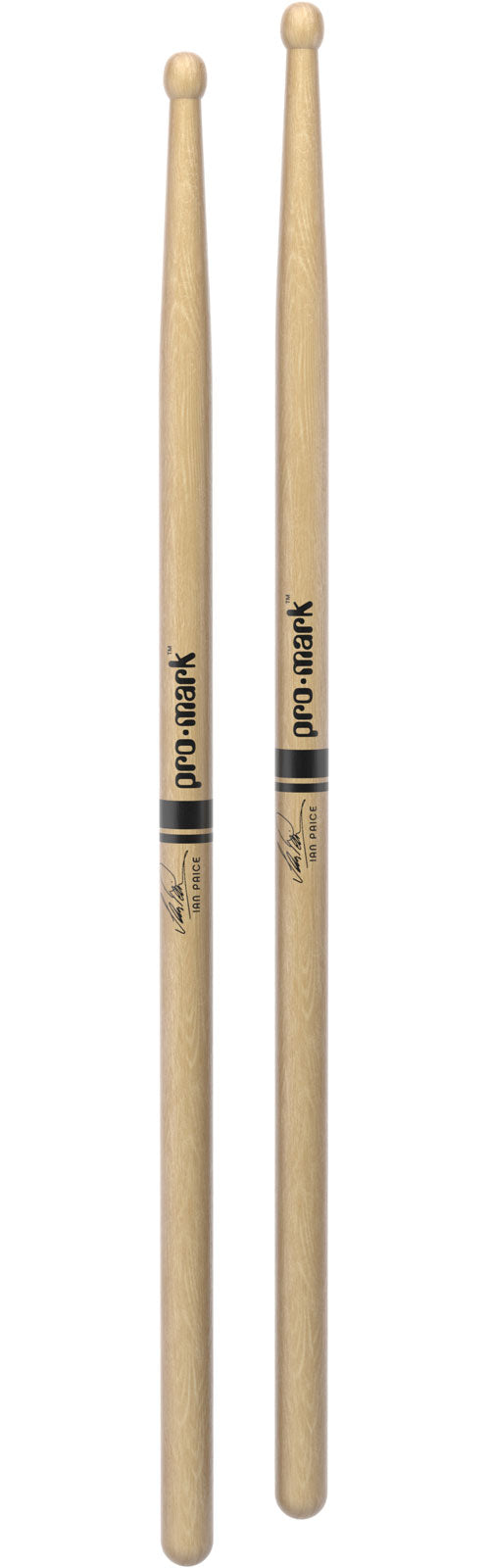 IAN PAICE 808 HICKORY DRUMSTICK WOOD TIP