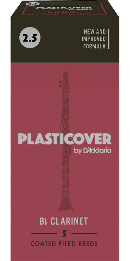 RICO PLASTICOVER BB CLARINET REEDS 2.5
