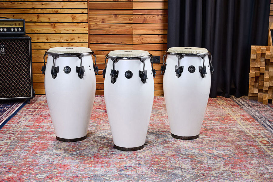 Artist Series Roberto Serrano Conga 11 3/4" /REMO® Fiberskyn Heads - Pearl White