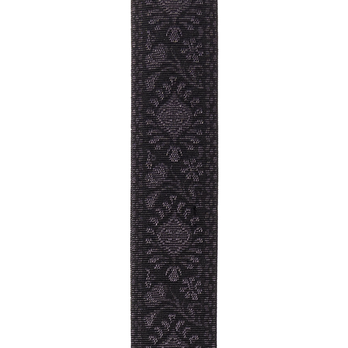 PAD LOCK WOVEN GUITAR STRAP MONTEREY BLACK TUBULAR