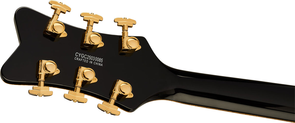 Synchromatic Falcon de corpo oco Single-Cut com Bigsby EBO Preto