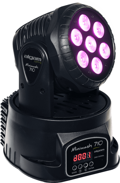 MINI WASH 710 - LYRE WASH LED 7 x 10W RGBW