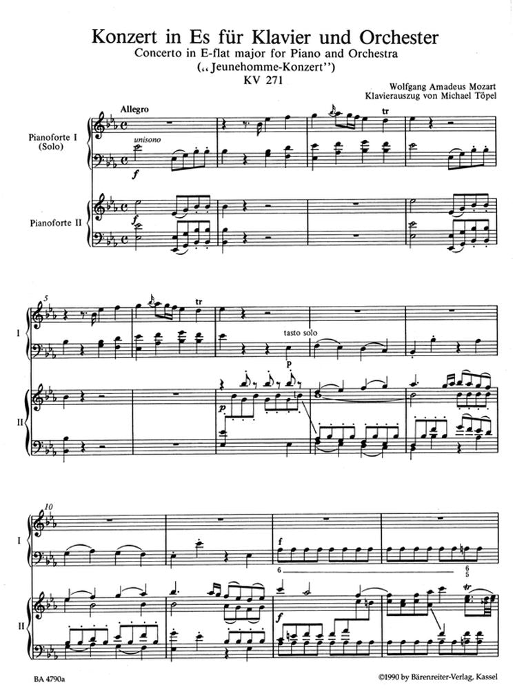 Mozart W.a. - Concerto Em Mib Maior N°9 KV 271 - 2 Pianos