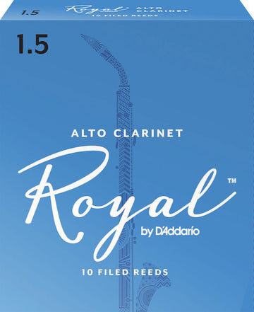 RDB1015 - RICO ROYAL PALHETAS CLARINETE ALTO FORCE 1.5 BOX OF 10