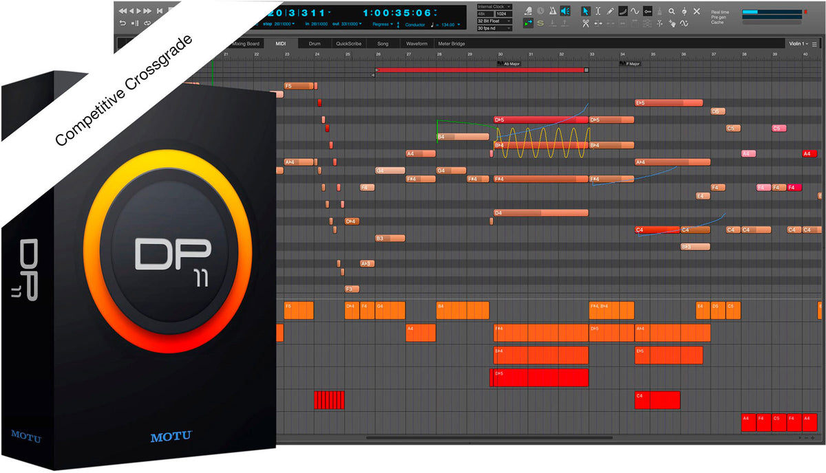 Motu Digital Performer 11 Crossgrade competitivo
