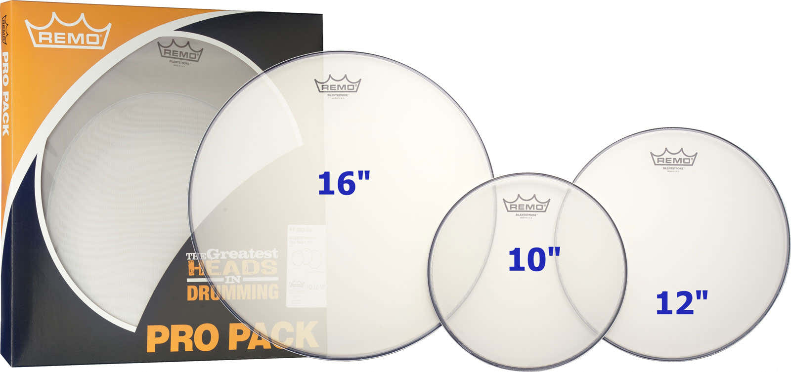PP-2262-SN - PROPACK DRUM SET MESH HEAD SILENTSTROKE 10/12/16
