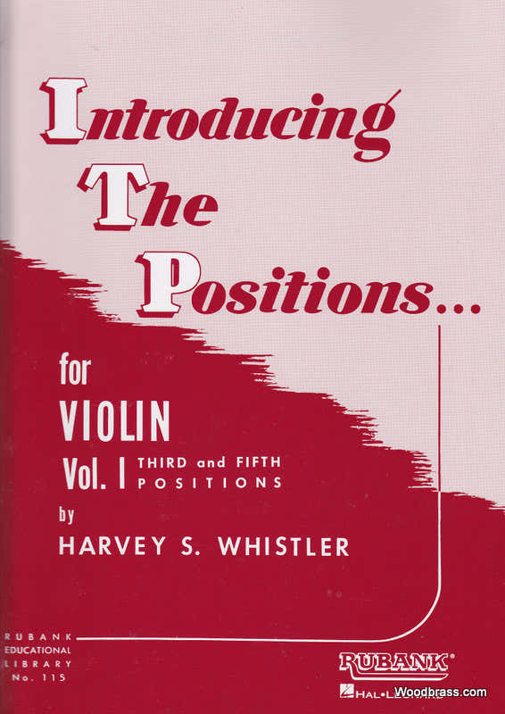 Whistler H. - Introdução às posições Vol. 1 - Violino