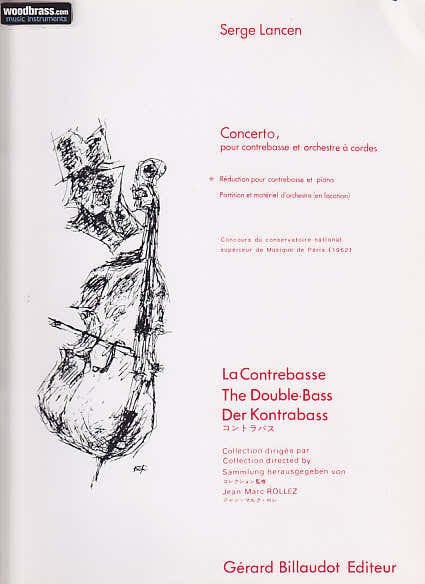 LANCEN SERGE - CONCERTO - CONTREBASSE PIANO