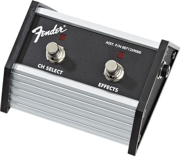 2-BUTTON FOOTSWITCH: CHANNEL SELECT / EFFECTS ON/OFF WITH 1/4" JACK