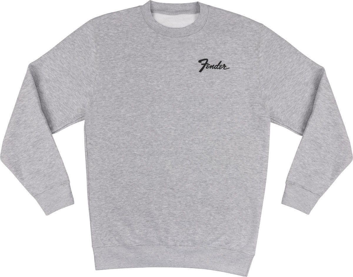 Fender SM Transition Logo Sweatshirt Athletic Gray XL