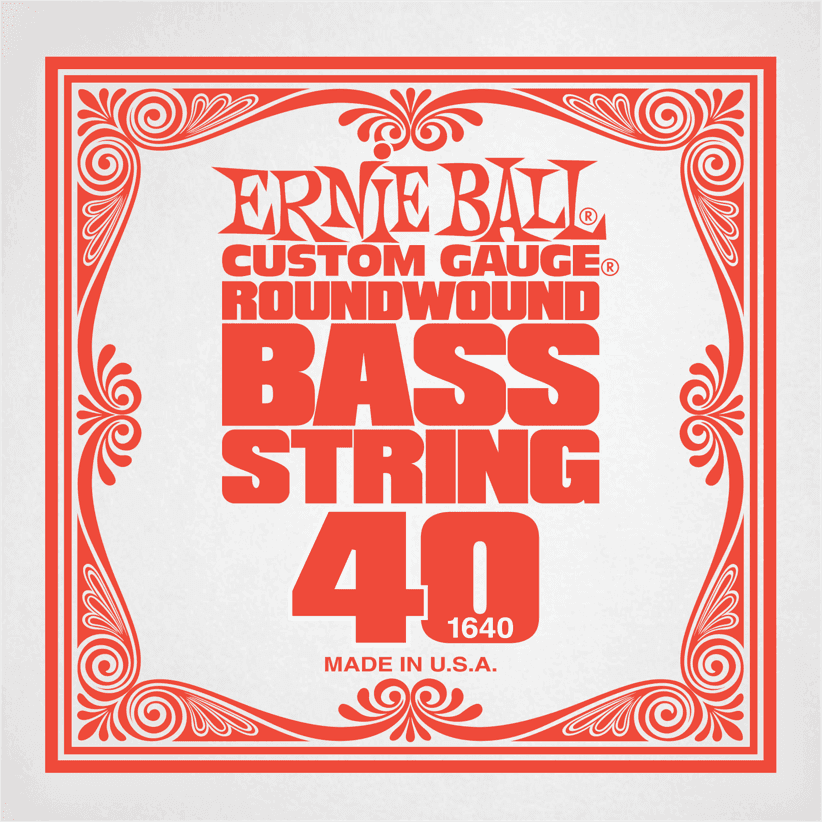 .040 NICKEL WOUND ELECTRIC BASS STRING SINGLE