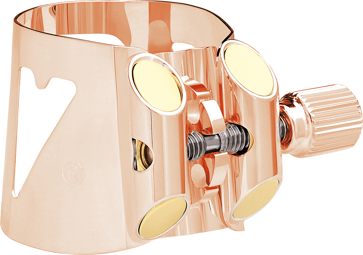 OPTIMUM LIGATURE ROSE GOLD Bb CLARINET + PLASTIC CAP