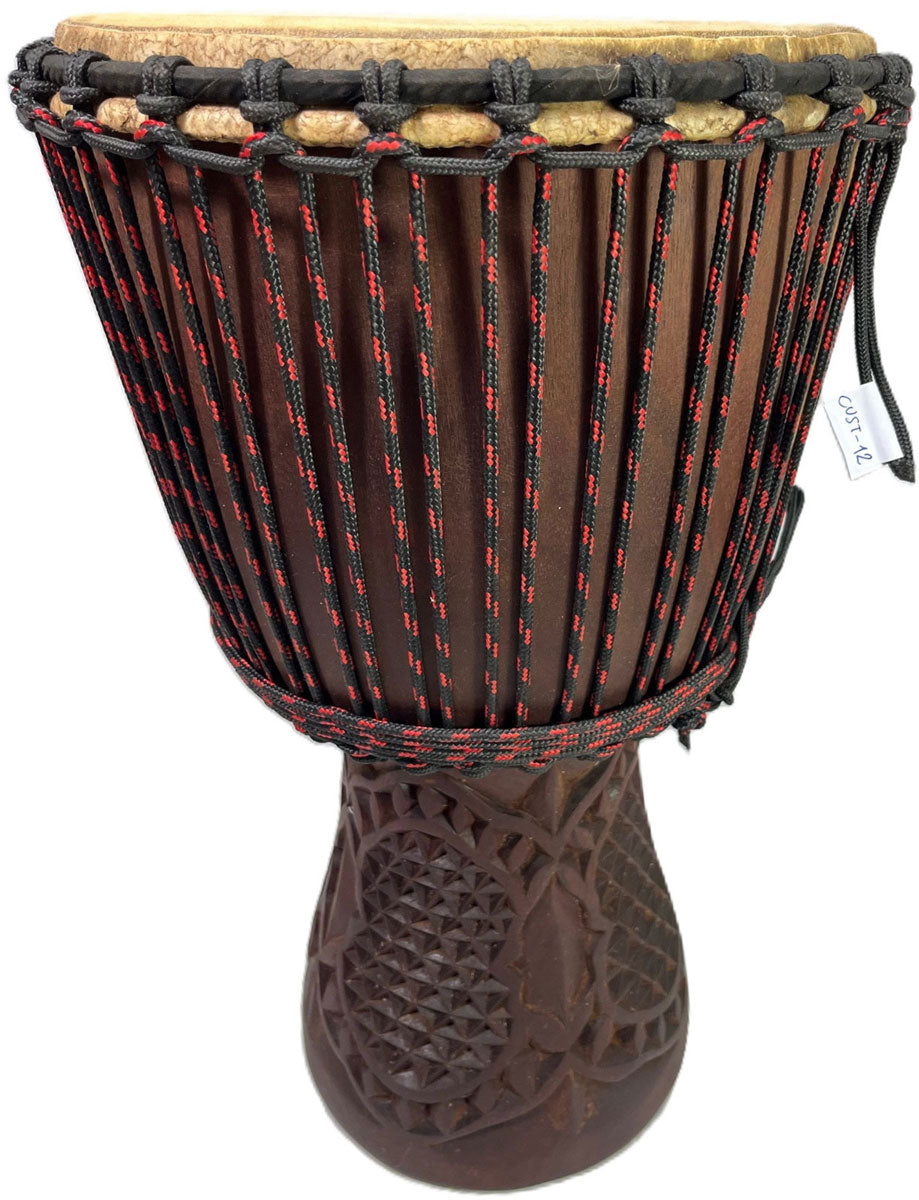 CUSTOM DJEMBE LARGE 33-35 X 60-63CM