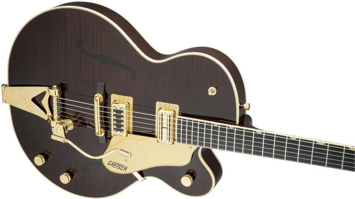 G6122T-59 Country Gentleman Vintage Select Signature Chet Atkins Laca com tingimento de nogueira