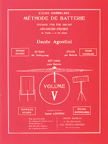 Agostini - Methode De Batterie Vol.5 : Etudes Superieures