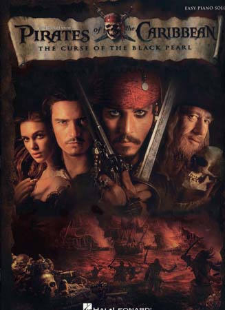 PIRATES OF THE CARIBBEAN - CURSE BLACK PEARL - EASY PIANO SOLO