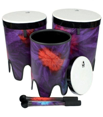 NESTING DRUMS TOM TOM FREESTYLE II SET OF 3 PCS (12"/14"/16") TF2NT-3PCWP