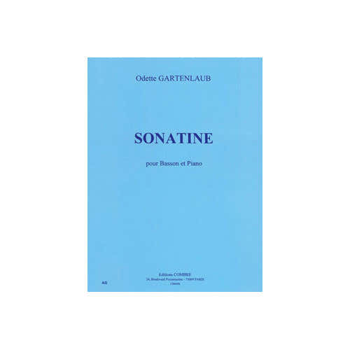 Gartenlaub - Sonatine - Basson et Piano