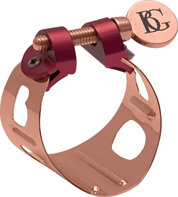 Abraçadeira Saxofone Tenor Duo Ouro Rosa