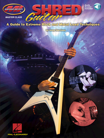 MUSICIANS INSTITUTE SHRED GUIDE EXTREME ROCK METAL LEAD TAB + AUDIO TRACKS - GUITAR