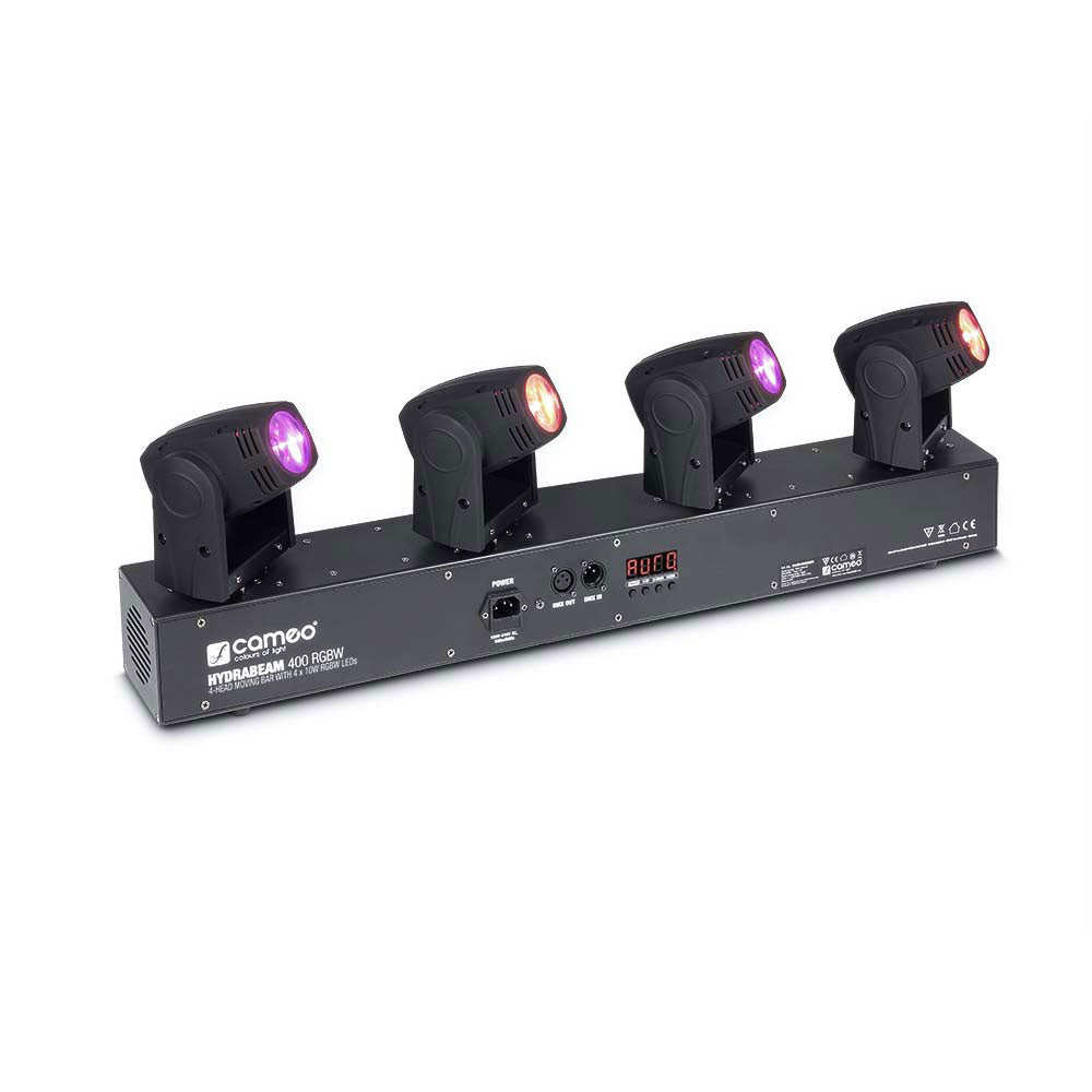 Cameo HYDRABEAM 400 RGBW - CONJUNTO DE 4 PROJETORES LED 10 W CREE RGBW ULTRA-SPEED LOCKED