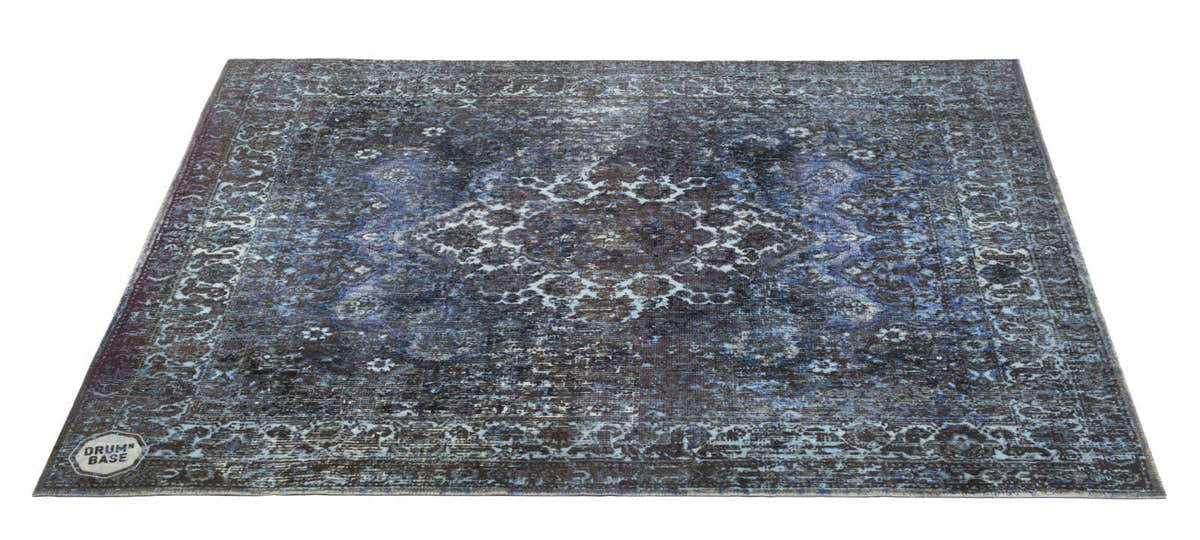 VP185-BLU Tapete Vintage Persian 1.85 X 1.60M Antiderrapante Azul