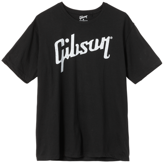 "XL" T-shirt Estilo de vida com logótipo Gibson desgastado Preto