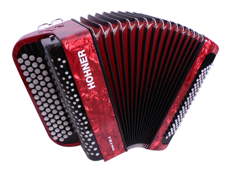 Hohner Nova II 80a Vermelho Teclas de botões