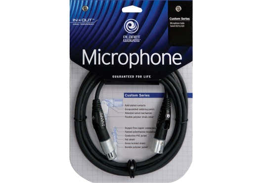 D'ADDARIO Custom Series Cabo de microfone XLR giratório 25 Feet