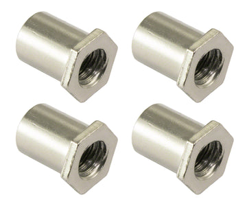 SN-HE-10B Porca Giratória 10mm Cabeça Hexagonal Latão (X4)