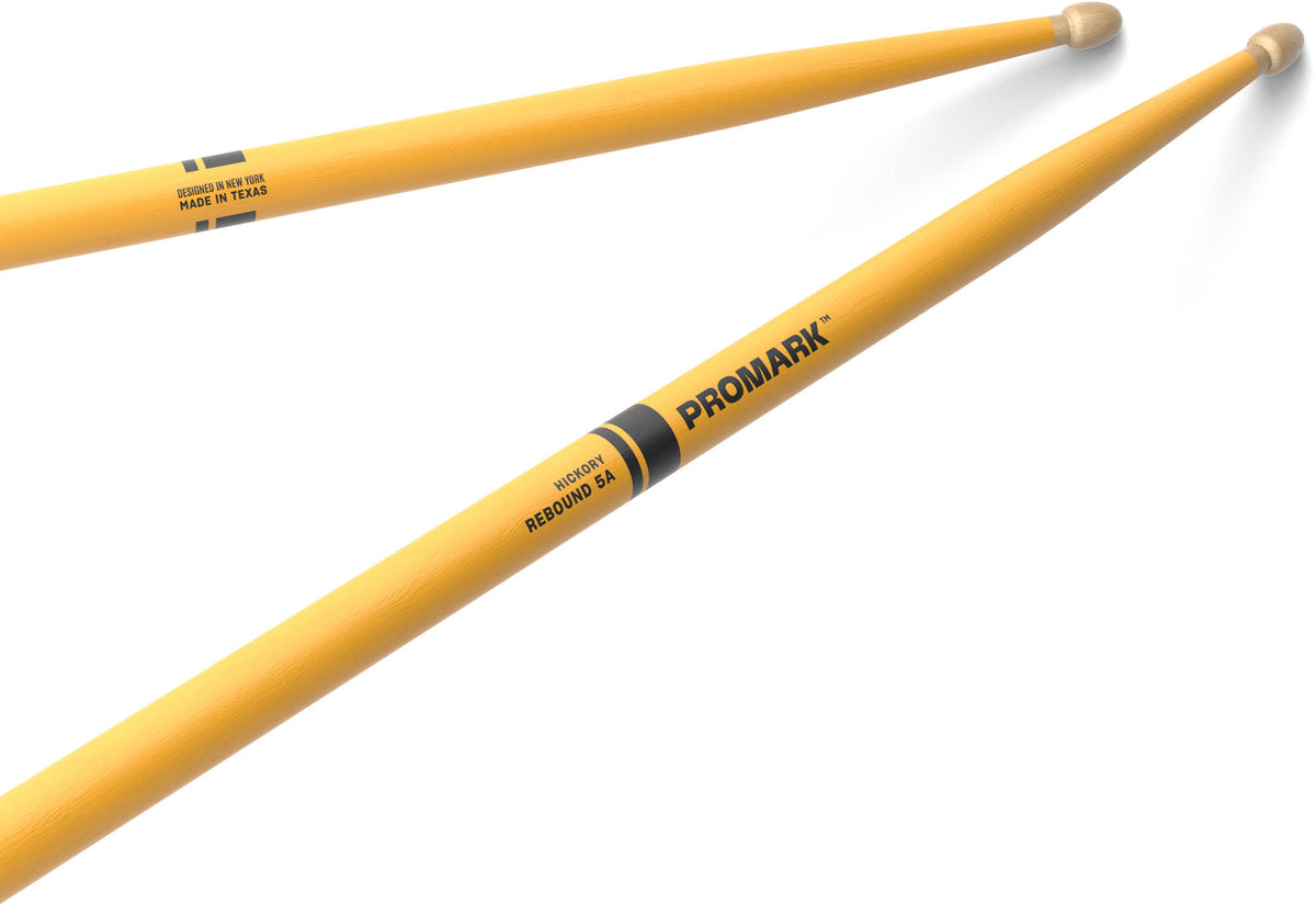 RBH565AW-YELLOW - Rebound 5A ponta de madeira em forma de bolota amarela