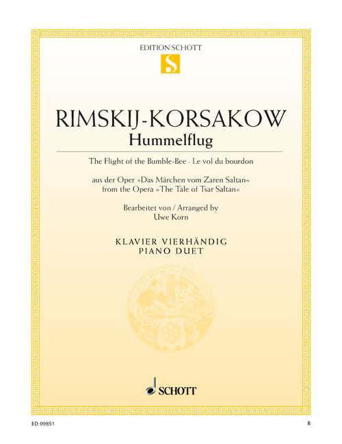 RIMSKY-korsakov - Le Vol Du Bourdon - Piano (4 Hets)