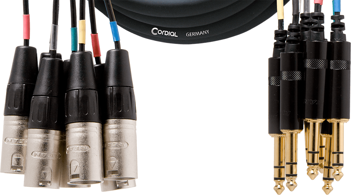 Multipar 8 XLR Macho/8 Jack Estéreo 5 M