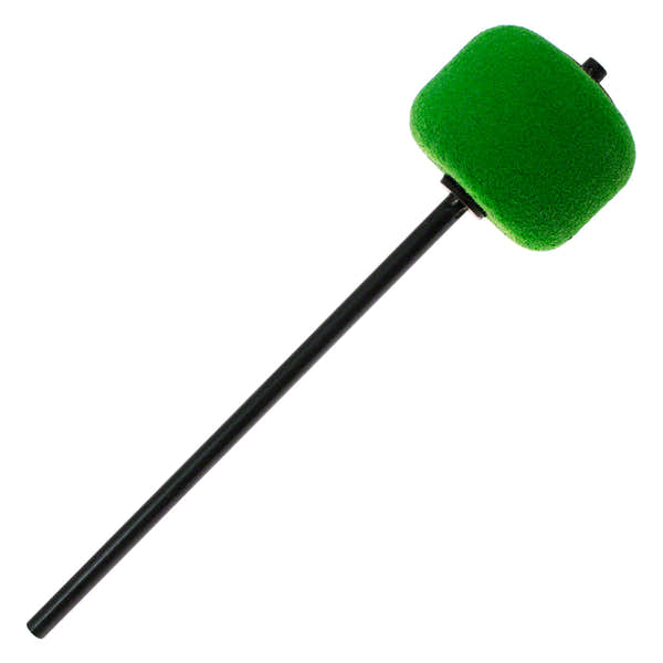 206CKGR Batedor de pedal de bombo Feltro Verde Haste Preta