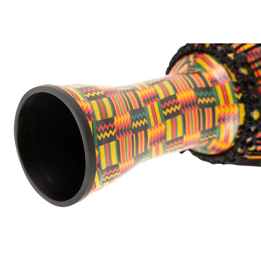 PERCUSSION 10" ROPE TUNED TRAVEL SERIES DJEMBE SYNTHETIC HEAD (PATENTED) SIMBRA