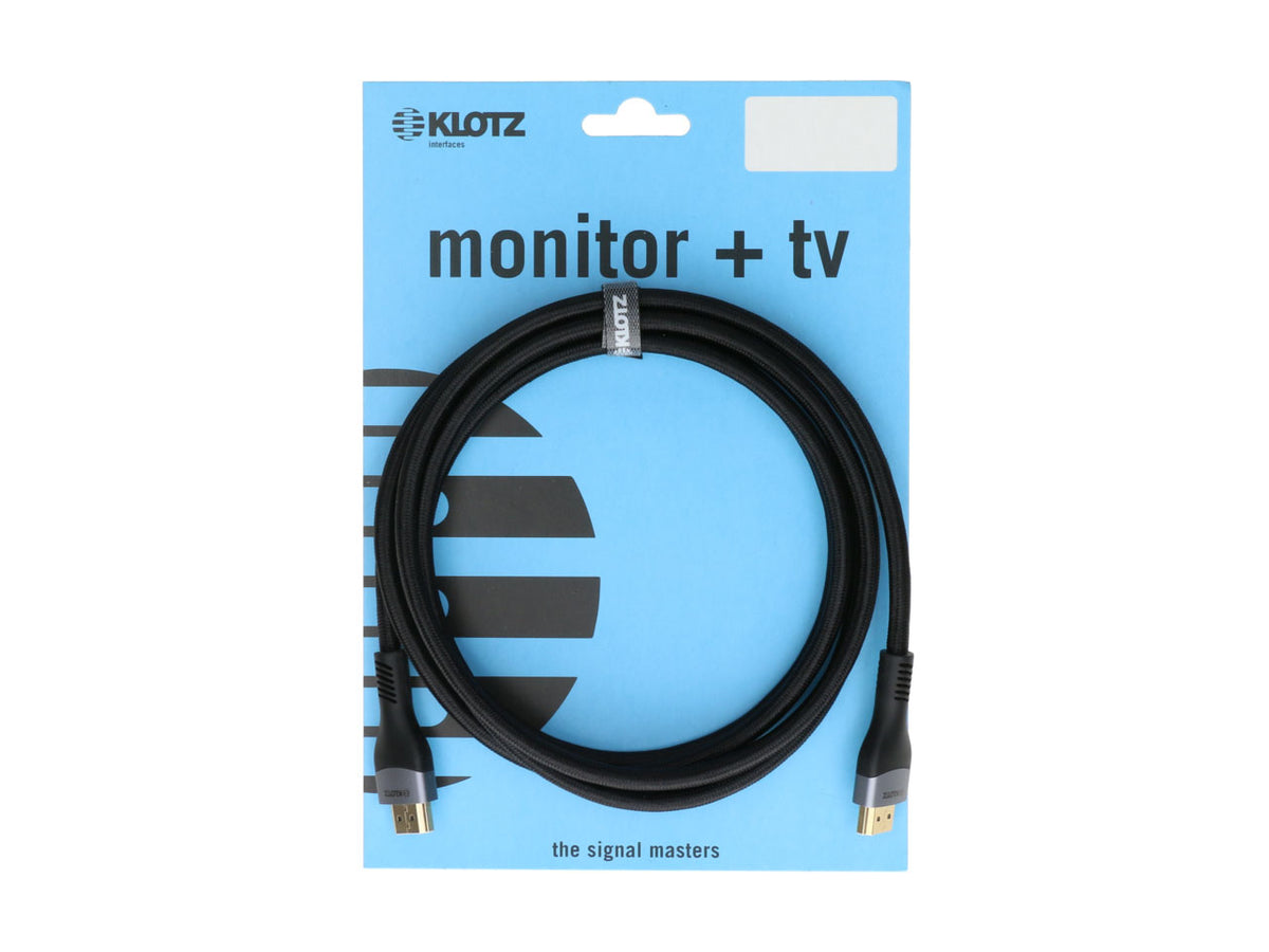 HDMI 2.1 Cabo PVC preto 5m