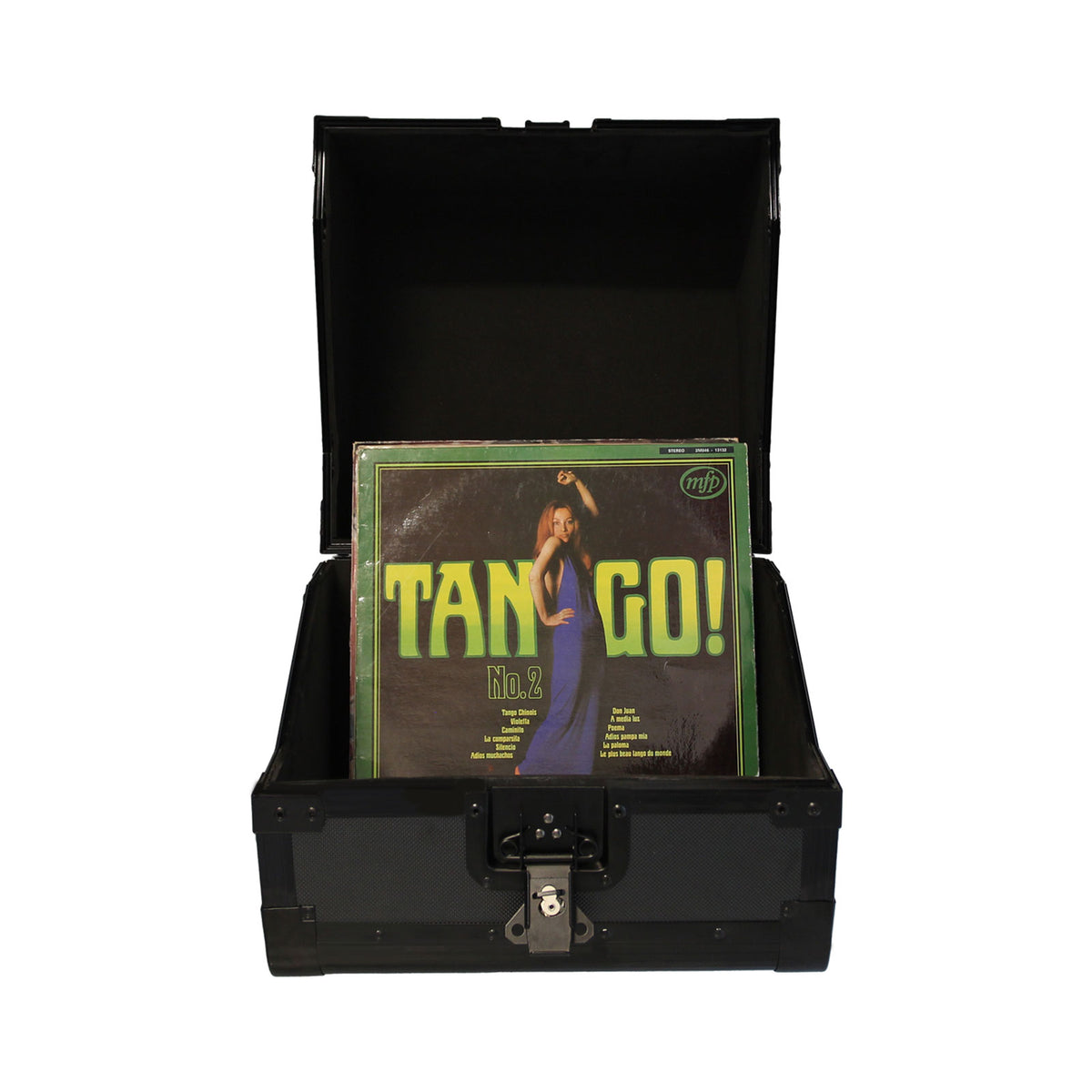 Flight case 90 discos de vinil