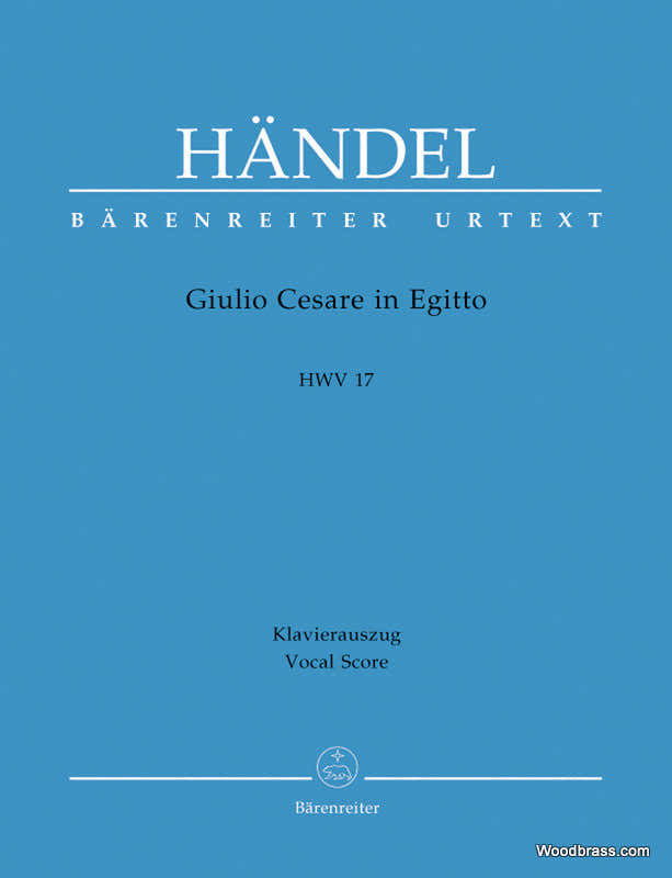 Haendel G. F. - Giulio Cesare In Egitto HWV 17 - CHANT-piano