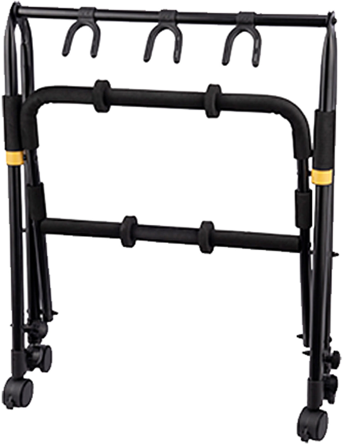 Rack para 3 guitarras com rodas